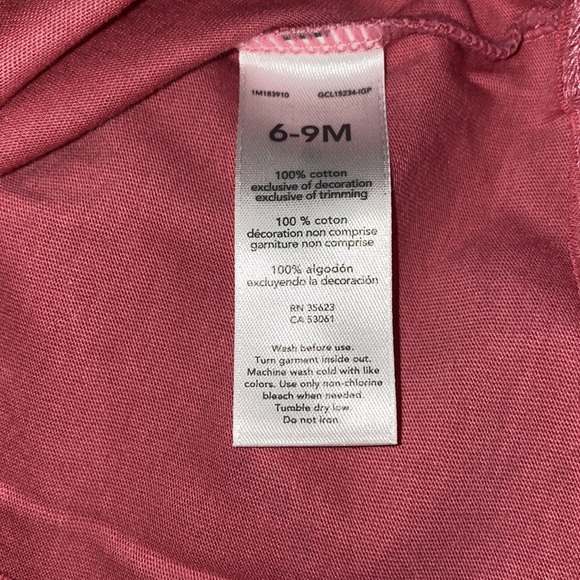 Child of mine by Carter’s 2- piece set, long sleeved shirt and jeggings, 6-9M - Picture 4 of 6